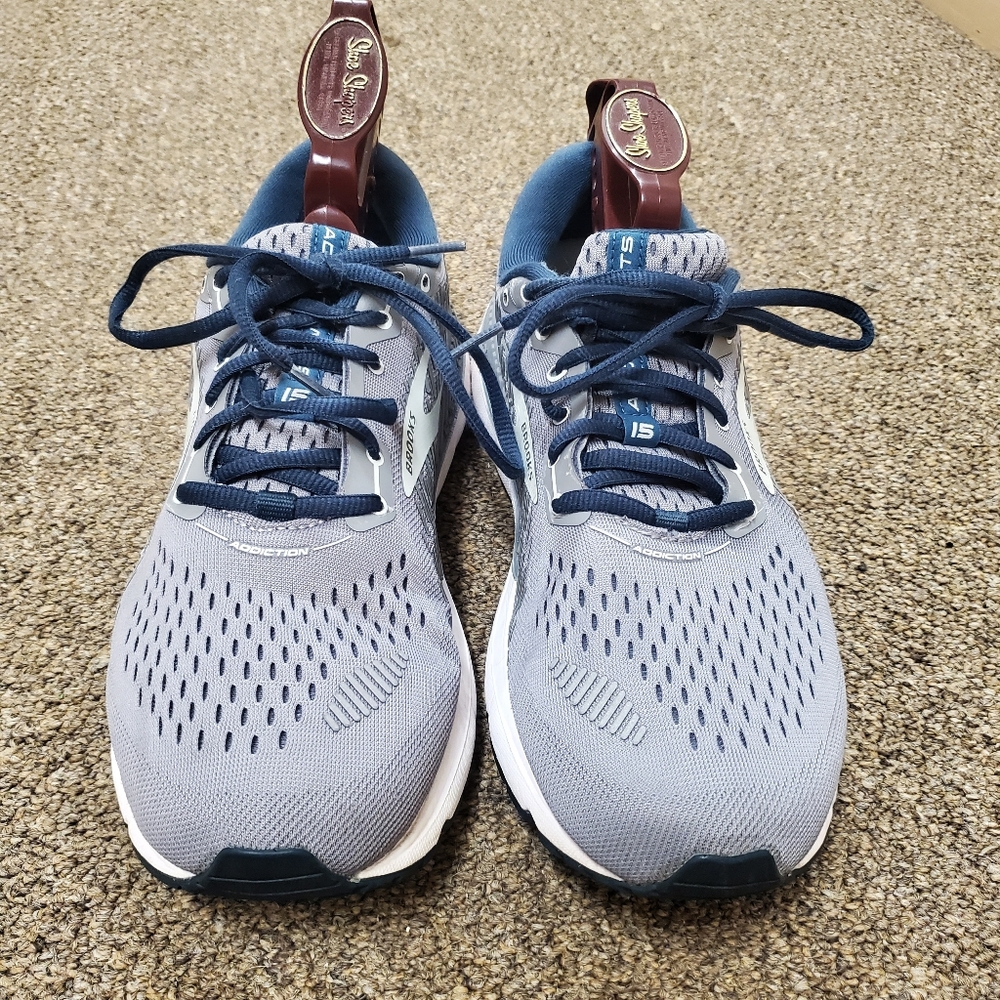 Brooks Adrenaline GTS Womens 12 UK 10 Gray Blue Running Walking Shoes B - Picture 4 of 11